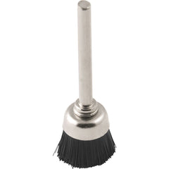 Escova copo 12mm nylon c/ haste p/ microrretífica Vonder