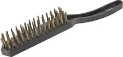 Escova Manual Aço 4 Fileiras Cabo Plástico Vonder