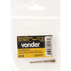 Escova Pincel 4mm Latão para Microrretífica Vonder