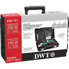 Esmerilhadeira 4.1/2'' + Furadeira 1/2'' 127V Efd751 DWT