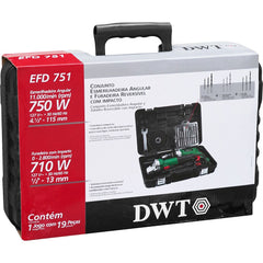 Esmerilhadeira 4.1/2'' + Furadeira 1/2'' 220V Efd751 DWT