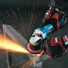 Esmerilhadeira Angular 115mm 4-1/2'' 11000 RPM com Bateria Carregador e Maleta DGA452RFE Makita
