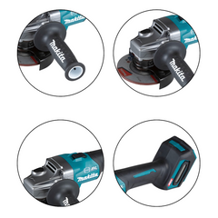 Esmerilhadeira Angular 115Mm Sem Fio 40V Resistência Água Motor BL Com Protetor GA004GZ Makita