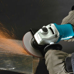 Esmerilhadeira Angular 125Mm Industrial 1300W Com Punho Lateral Chave Protetor GA5050R 127V Makita