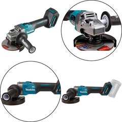 Esmerilhadeira Angular 125Mm Sem Fio 40V Resistência Água Motor BL Com Protetor GA008GZ Makita
