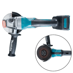Esmerilhadeira Angular 125 mm Motor BL Sem Bateria Sem Carregador GA016GZ Makita