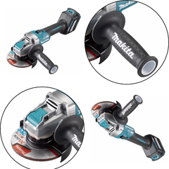 Esmerilhadeira Angular 125Mm Sem Fio 40V Resistência Água Motor BL Com Sistema AWS GA041GZ04 Makita