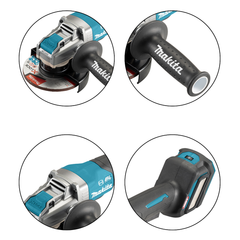Esmerilhadeira Angular 125Mm Sem Fio 40V Resistência Água Motor BL Com Sistema AWS GA044GZ05 Makita