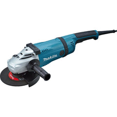 Esmerilhadeira Angular 180mm 7'' 2400W Metal 8500 RPM com Chave de Pino Punho Lat GA7030 220V Makita