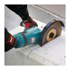 Esmerilhadeira Angular 180mm 7'' 2400W Metal 8500 RPM com Chave de Pino Punho Lat GA7030 220V Makita