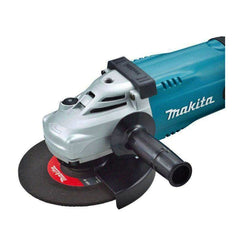 Esmerilhadeira Angular 180mm 7'' 2400W Metal 8500 RPM com Chave de Pino Punho Lat GA7030 220V Makita