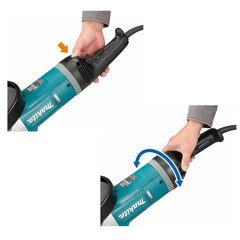 Esmerilhadeira Angular 230Mm Industrial 2700W Com Chave Punho Proteção GA9080 127V Makita
