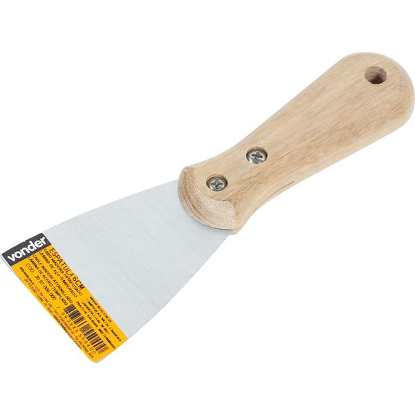 Espatula 6cm Cabo Madeira Parafusado Vonder