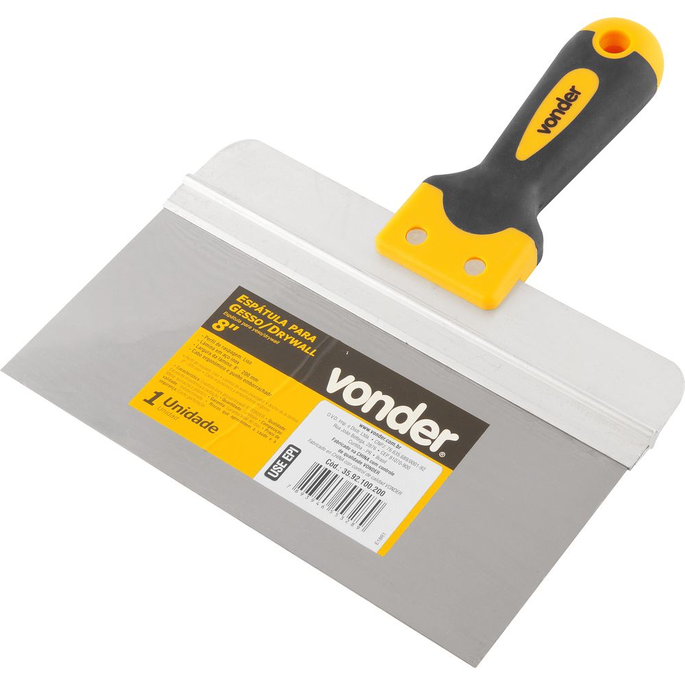 Espatula Para Gesso Drywall 8" Vonder