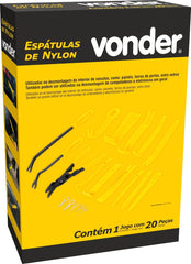 Espátulas De Nylon Jogo Com 20Pcs Para Automóvel vonder