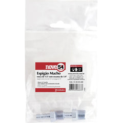 Espigão Macho Rosca de 3/8'' com Escama de 1/4'' Nove54
