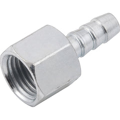 Espigão Fixo Fêmea Para Mangueira 1/4  Rosca 1/4  Npt Aço Zi