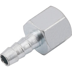 Espigão Fixo Fêmea Mangueira 1/4 Rosca 1/4 Npt Aço Zi Vonder