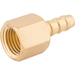 Espigão Fixo Fêmea Para Mangueira 1/4  Rosca 1/4  Npt Latão