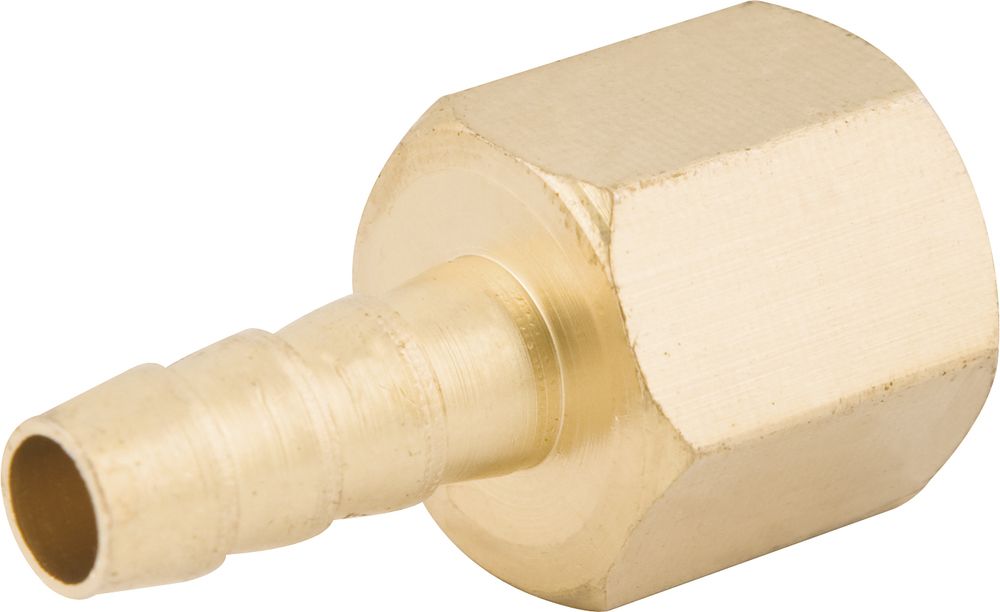 Espigão Fixo Fêmea Para Mangueira 5/16  Rosca 1/4  Npt Latão
