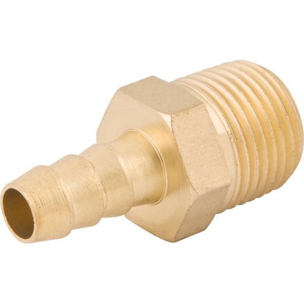 Espigão Fixo Macho Para Mangueira 1/2  Rosca 1/2  Npt Latão