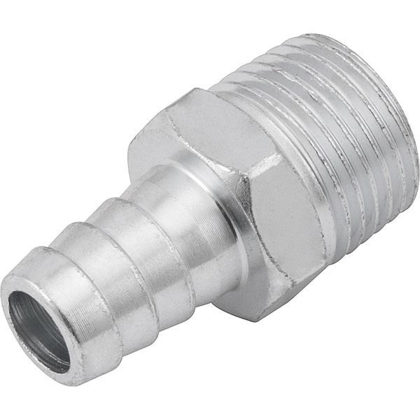 Espigão Fixo Macho Para Mangueira 1/2  Rosca 1/2  Npt Aço Zi