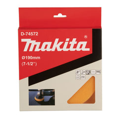 Esponja de Espuma 190 mm Laranja Makita para Polimento