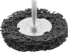 Esponja abrasiva 75mm haste 1/4" preta Vonder
