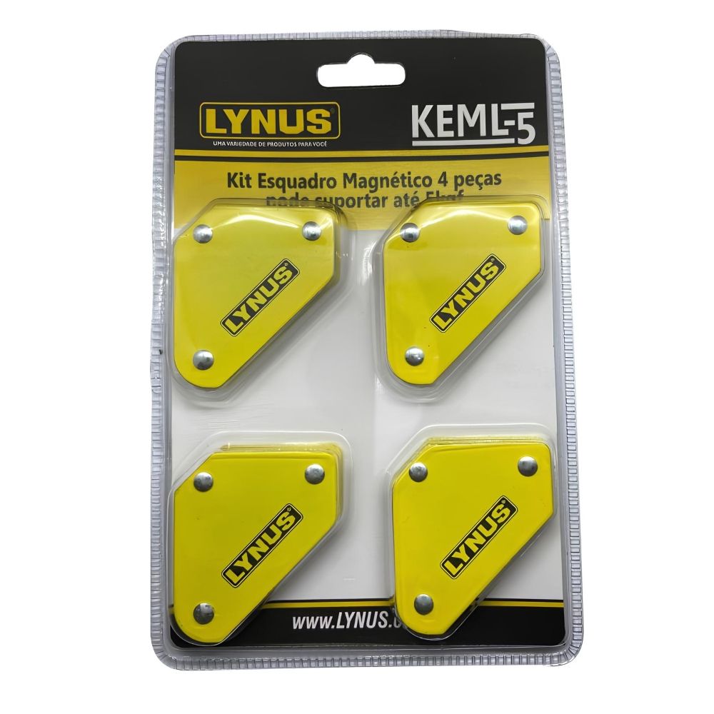 Esquadro Magnético Forte Multi-ângulos para Soldador KEML-5 Lynus