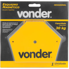 Esquadro Magnético Hexagonal Para Soldador 30 Kgf - Vonder