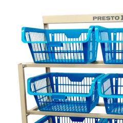 Estante Cesto Expositor Azul 80kg Presto