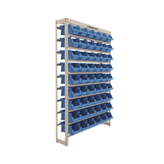 Estante Gaveteiro com 54 Gavetas n5 Azul e bege Presto