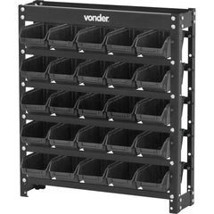 Estante Gaveteiro Metálica 66x61x15,5cm Com 25 Peças Gavetas