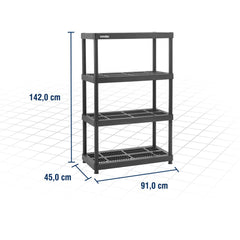 Estante Plástica Epv 040 Vonder