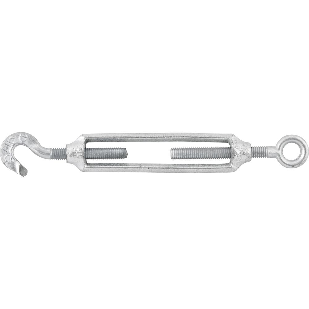 Esticador p/ cabo aço 3/4" gancho x olhal leve galv Nove54
