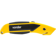 Estilete Trapezoidal 18mm Aluminío Botão Trava 5L Vonder