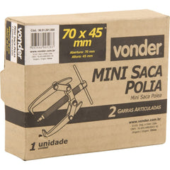 Extrator saca polia 2 garras 70mm mini articulado Vonder