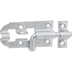 Fechadura redondo 4" aço carbono zincado pacote 12 pç Vonder