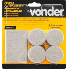 Feltro Adesivo Bege Red/Ret Jg Com 28 Vonder
