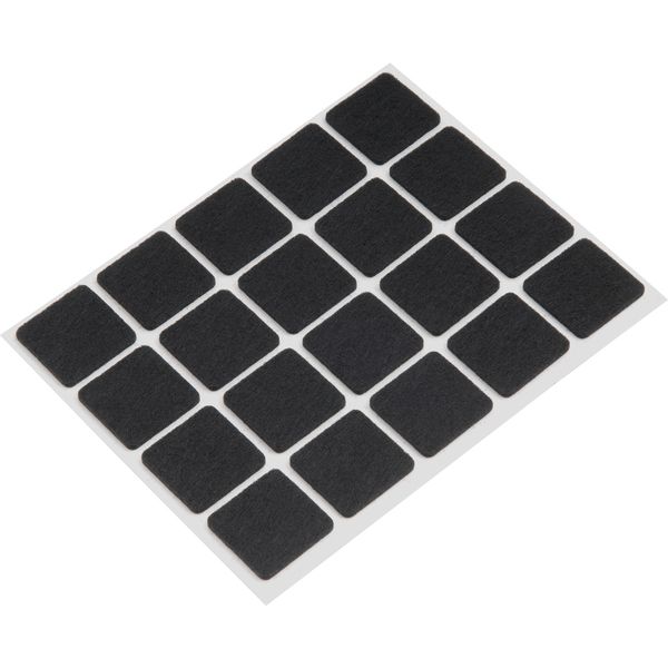 Feltro autoadesivo quadrado 22mm com 20 peças Vonder