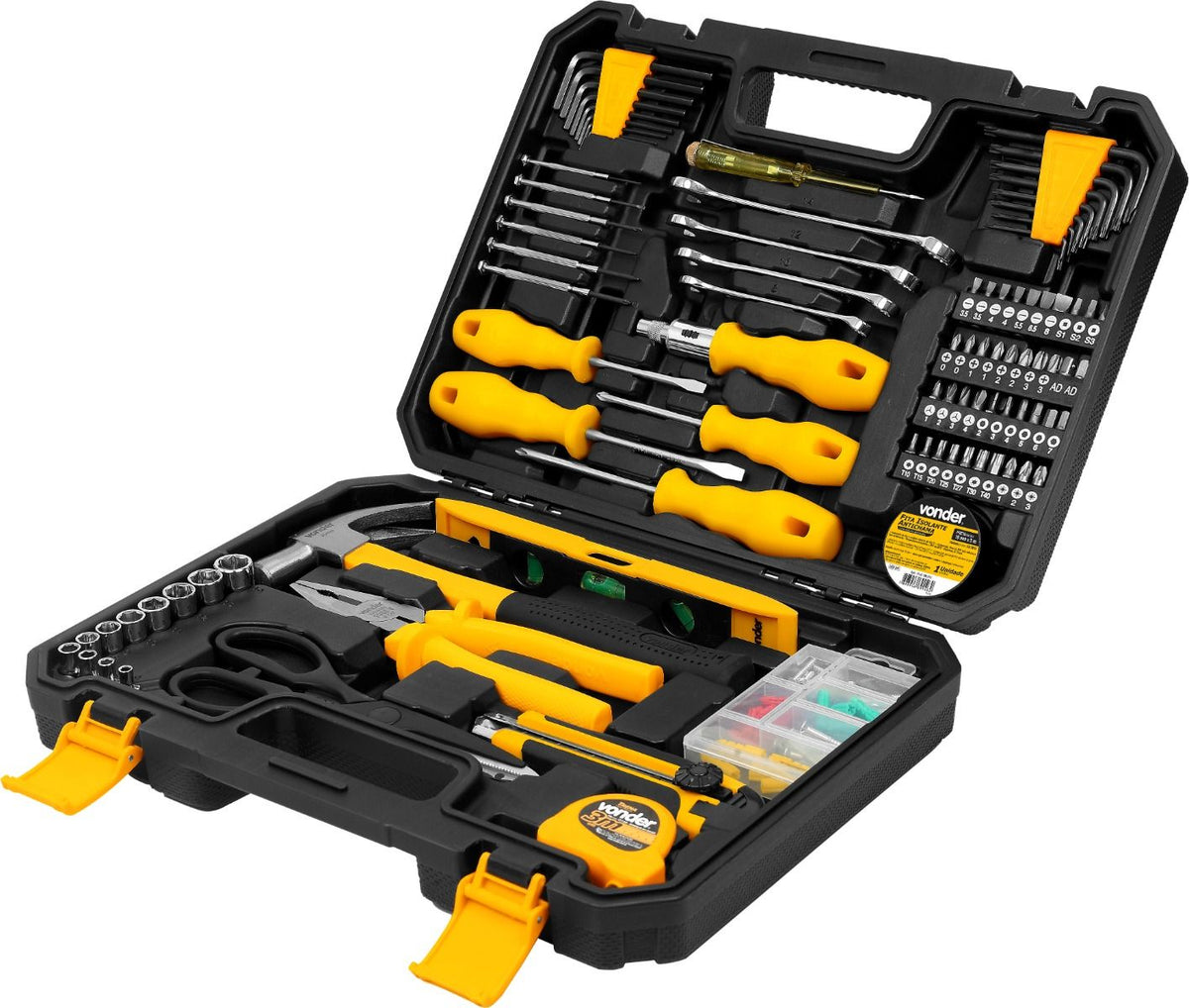 Jogo Ferramentas Com 163Pcs Emb.Fech Vonder