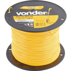 Fio De Nylon 1,6mmx500m Redondo Para Roçadeiras E Aparadores