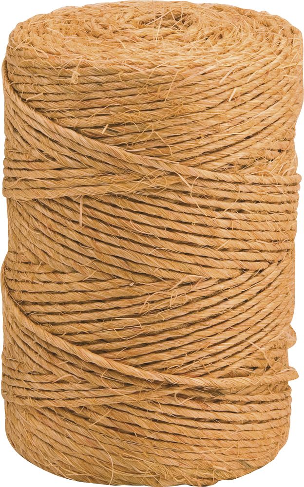 Fio Sisal 2,0mm 1,0kg 300m/kg F-300/1 Natural Oleado Vonder