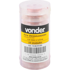 Fita/Malha Dessoldadora 2,5mm x 1,5m Vonder