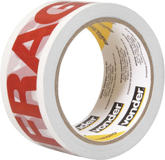 Fita adesiva para embalagem 48mmx50m branca frágil Vonder