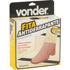 Fita antiderrapante 50mmx15m cinza Vonder