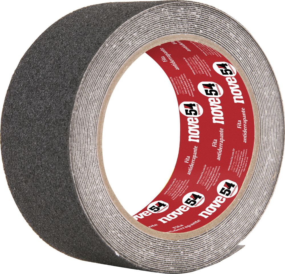 Fita antiderrapante 50mmx15m preta - Nove54