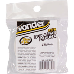 Fita dupla face espuma 12mmx1,5m branca Vonder