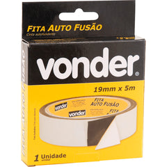 Fita isolante autofusão 19mmx5m preta - Vonder