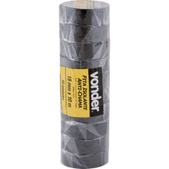 Fita isolante pvc 19mmx10m preta anti chama peça Vonder